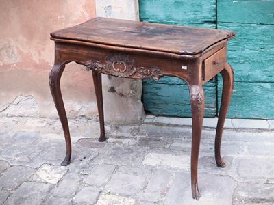 Tavolino Console in Noce