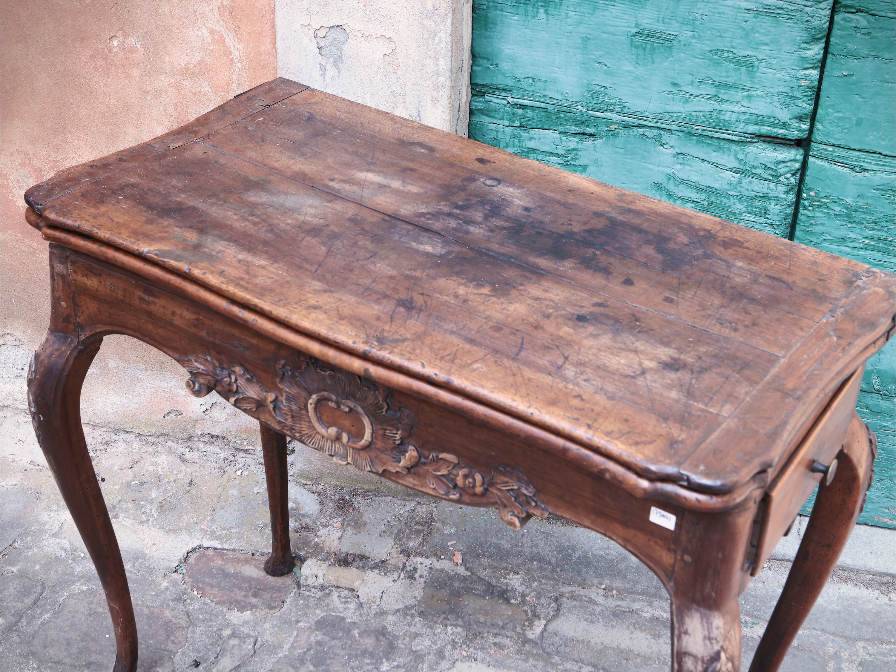 Tavolino Console in Noce