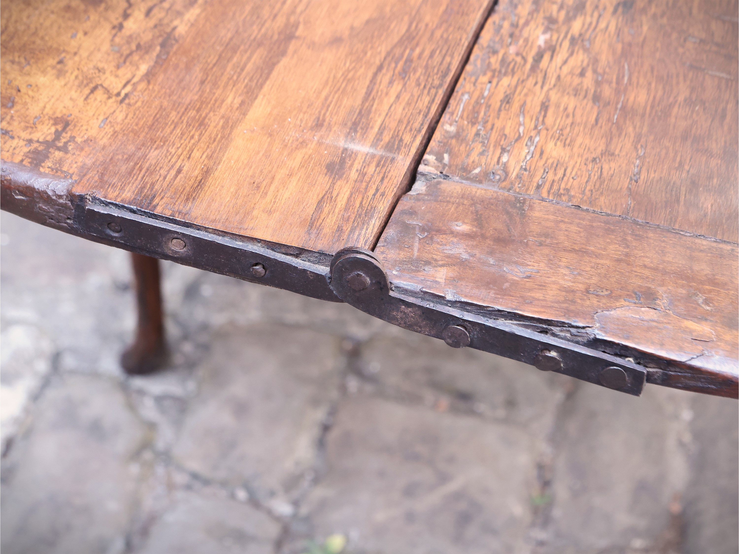 Tavolino Console in Noce