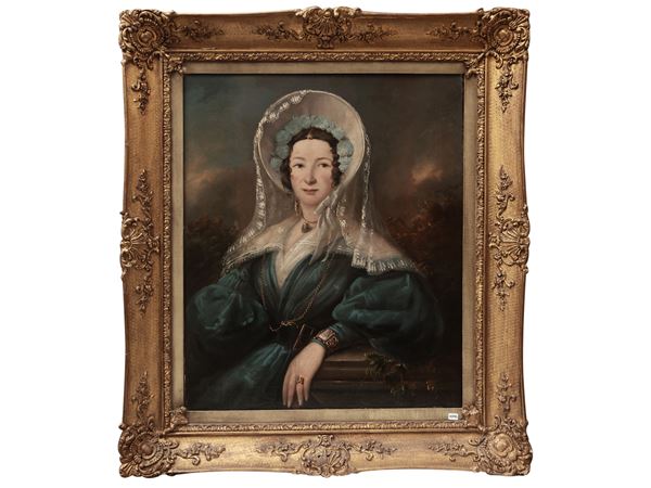Scuola inglese dell'inizio del XIX secolo - Portrait of a lady