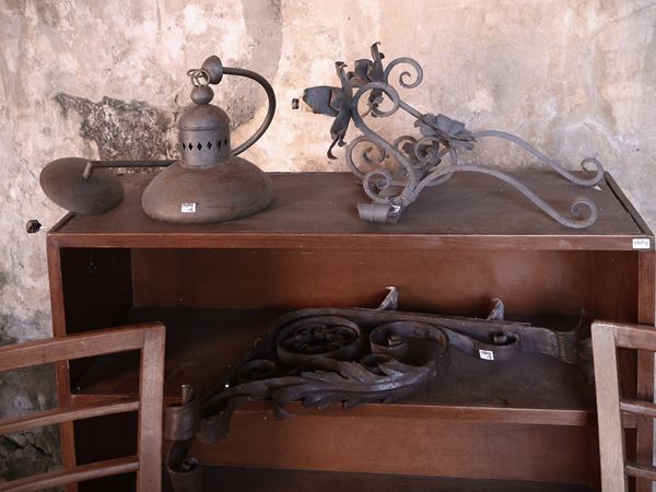 Complementi di arredo da giardino in ferro battuto