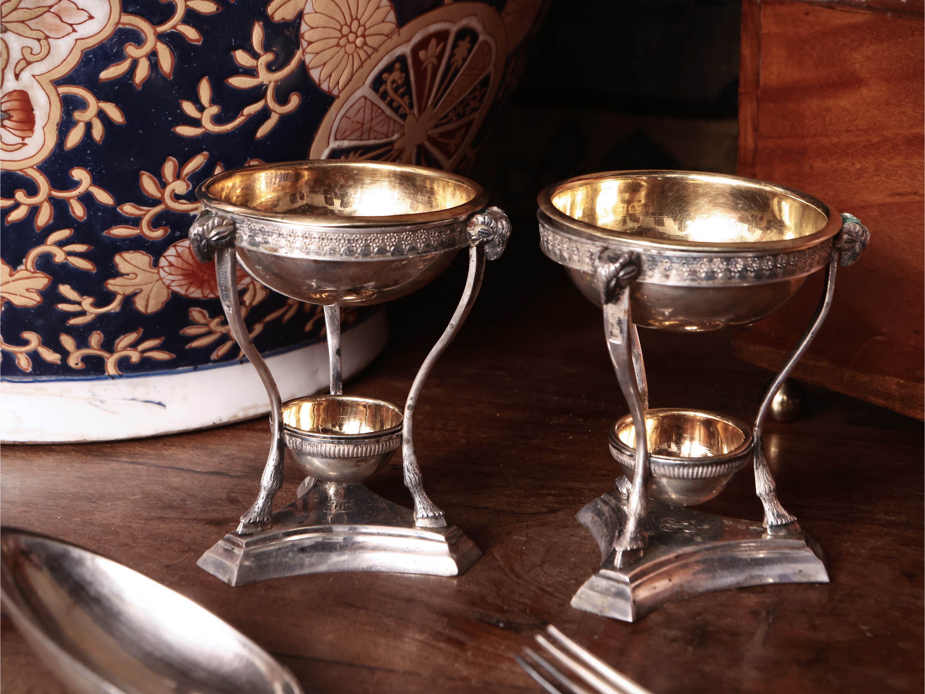 Servizio di posate da viaggio in argento