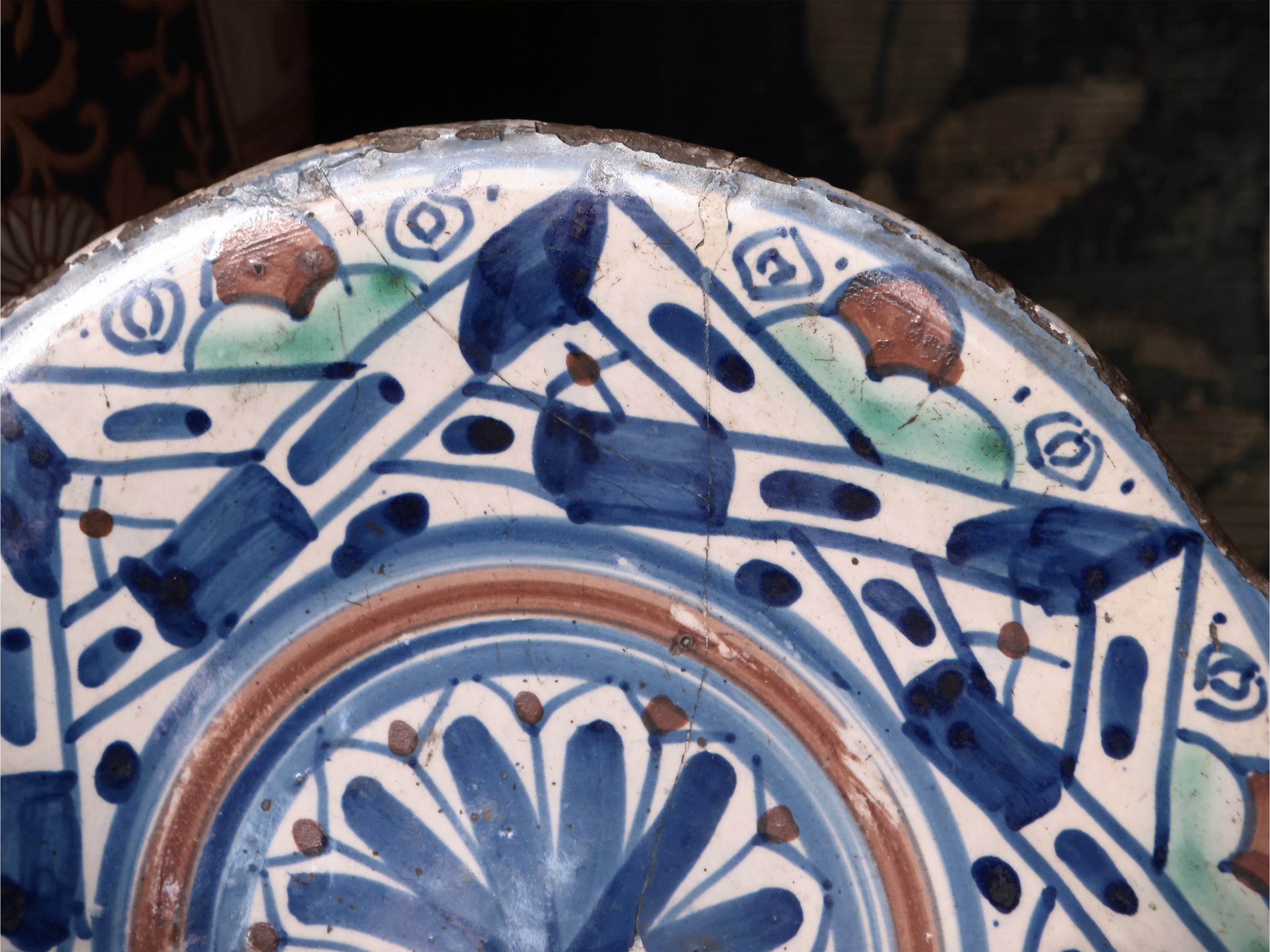 Piatto in Maiolica