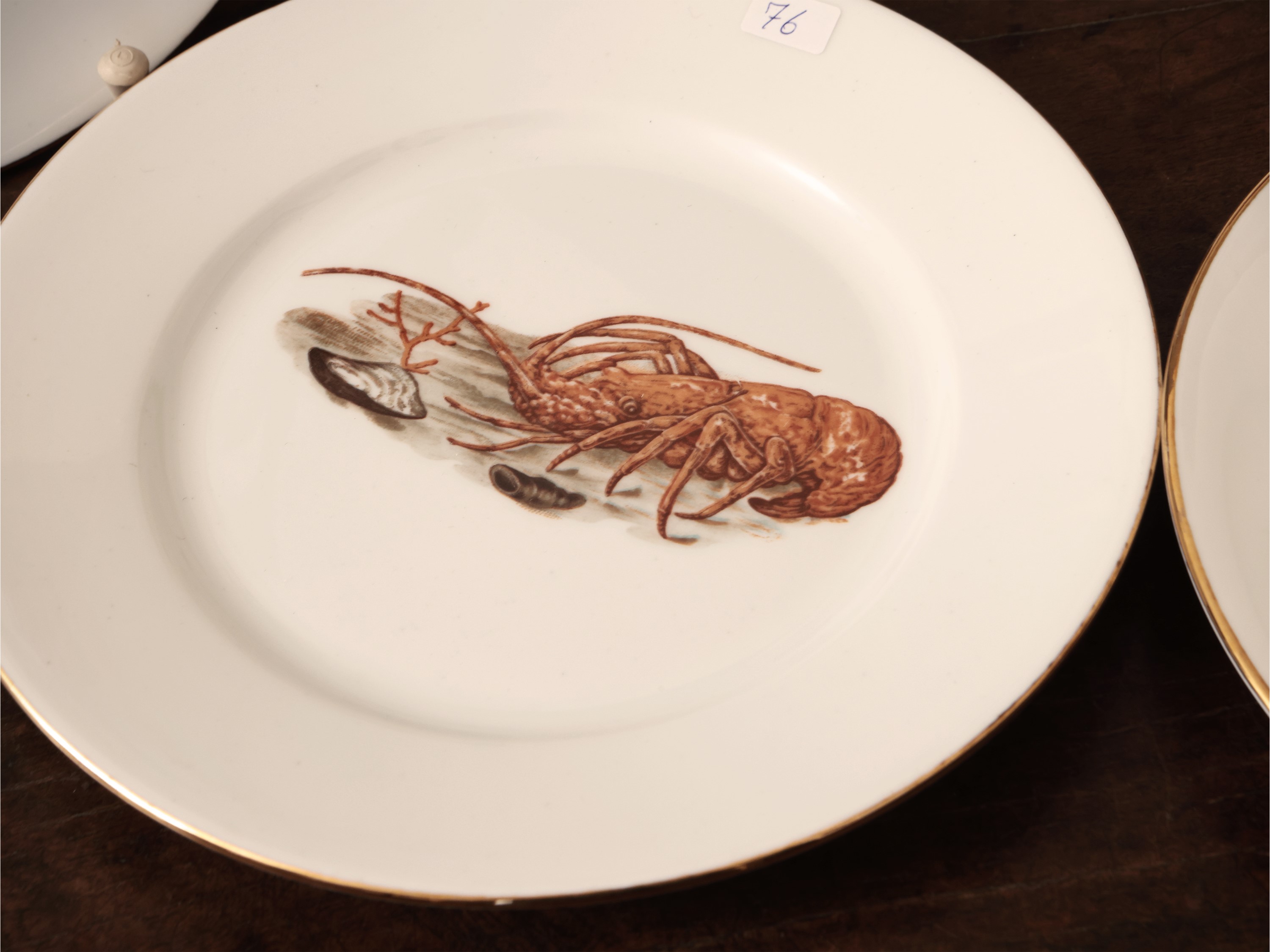 Servizio di Piatti da Aragosta in Porcellana, Richard Ginori