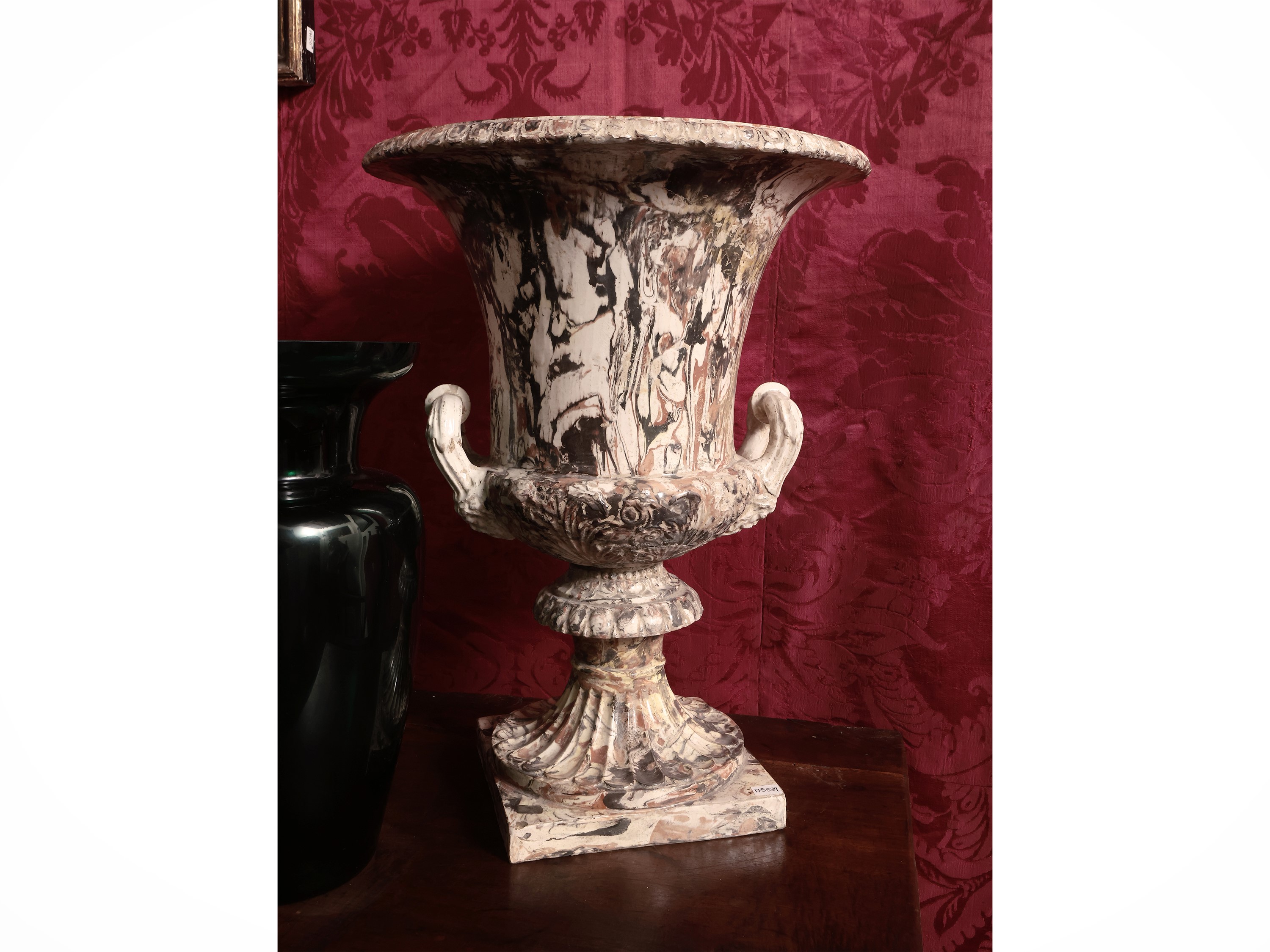 Vaso Mediceo in Terracotta Invetriata