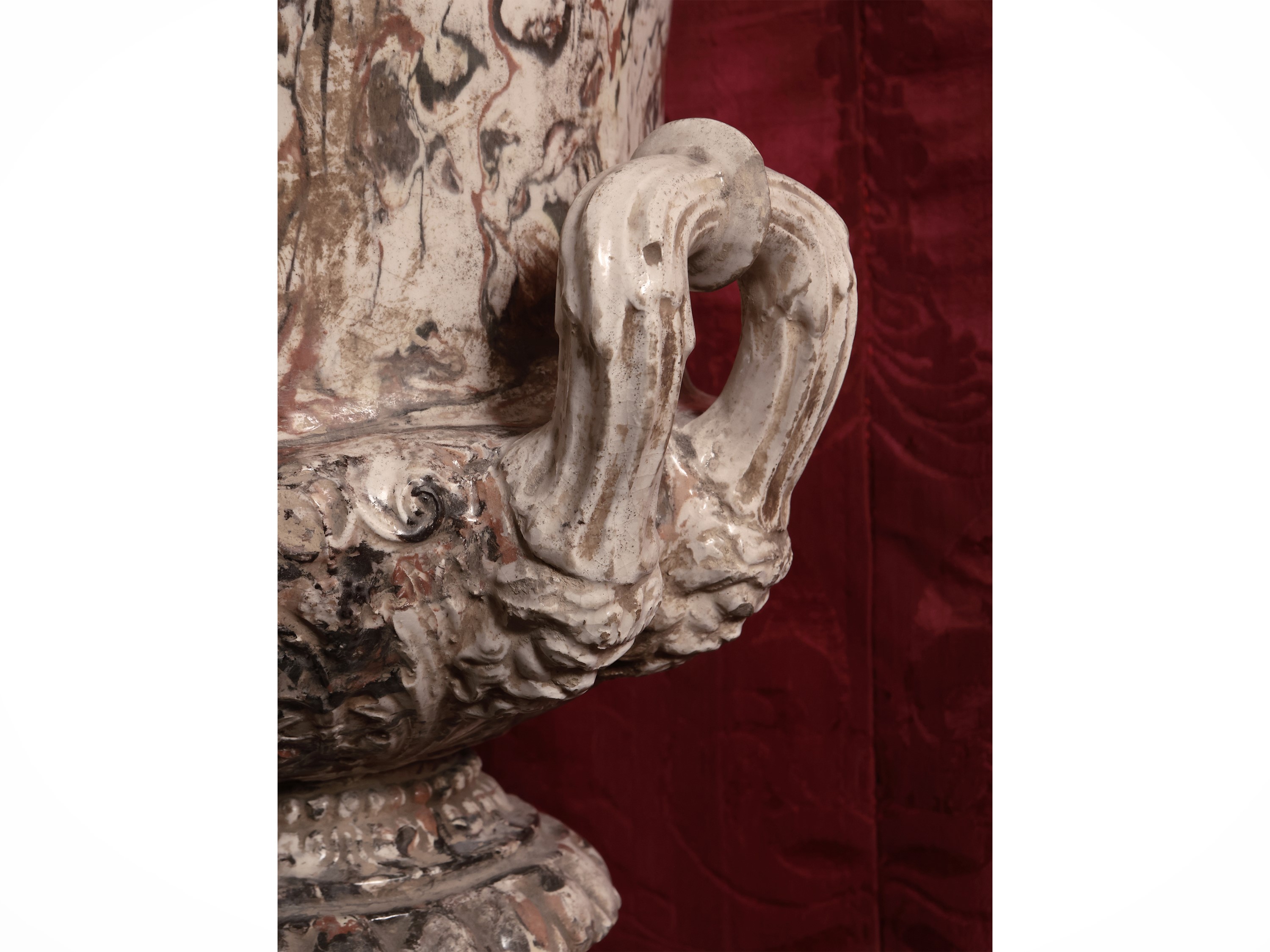 Vaso Mediceo in Terracotta Invetriata