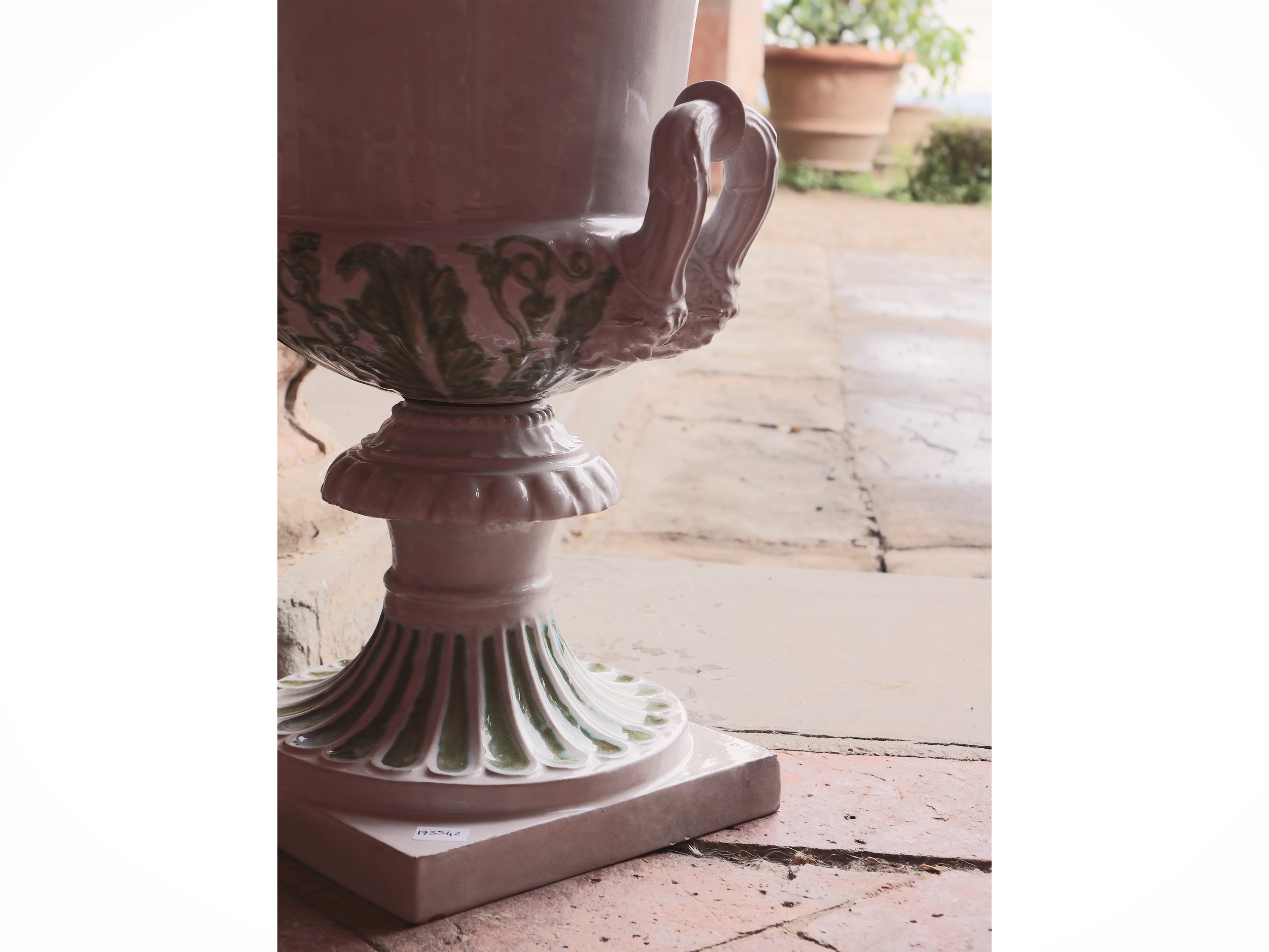 Vaso Mediceo in Terracotta Invetriata
