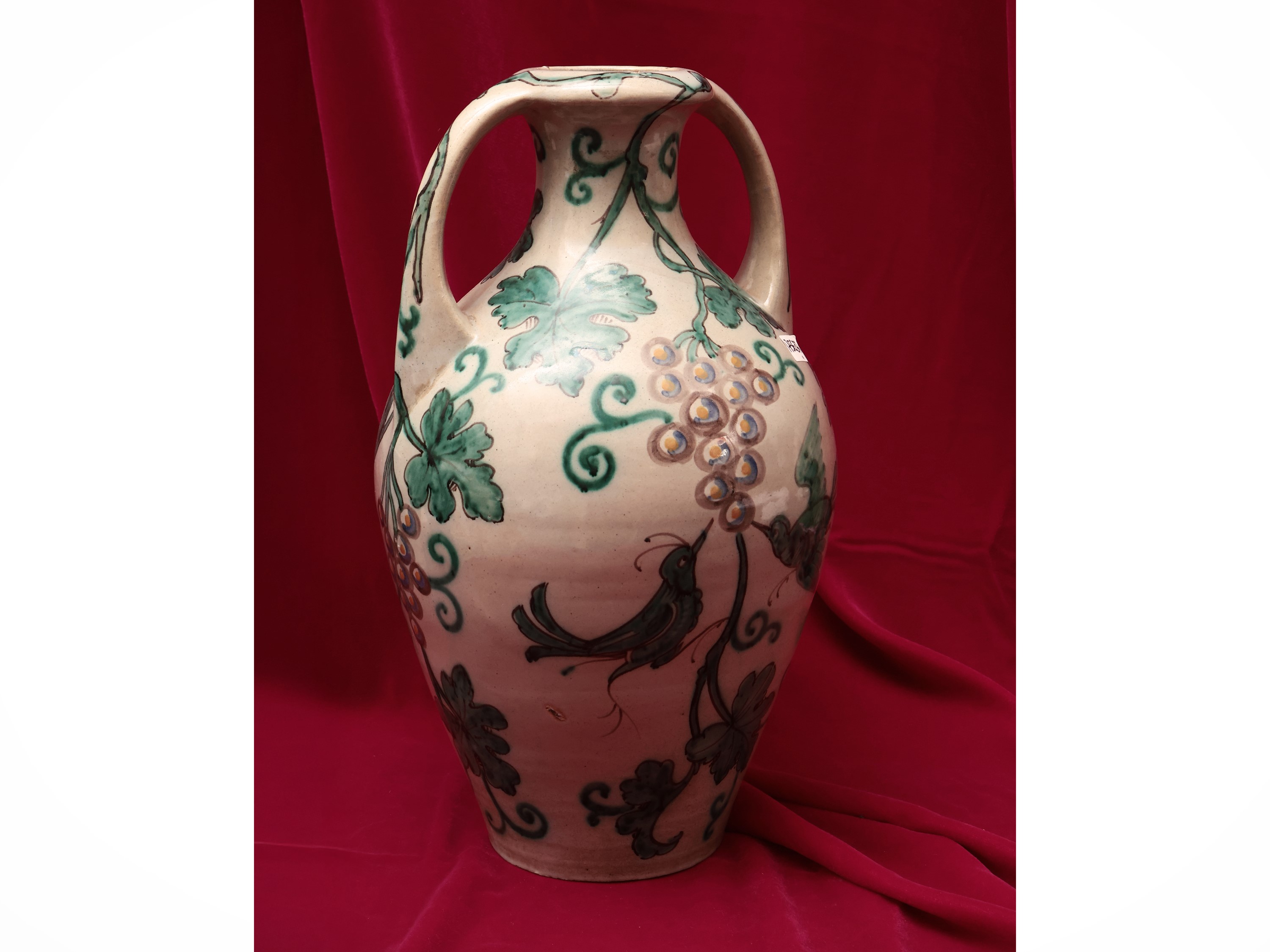 Vaso Ad Anfora in Terracotta Smaltata, Probabilmente la Colonnata Sesto Fiorentino