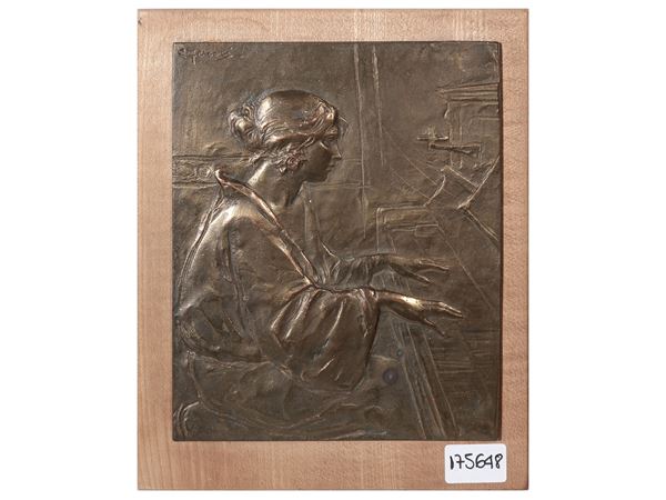 Corrado Feroci Silpa Bhirasri - Donna al pianoforte