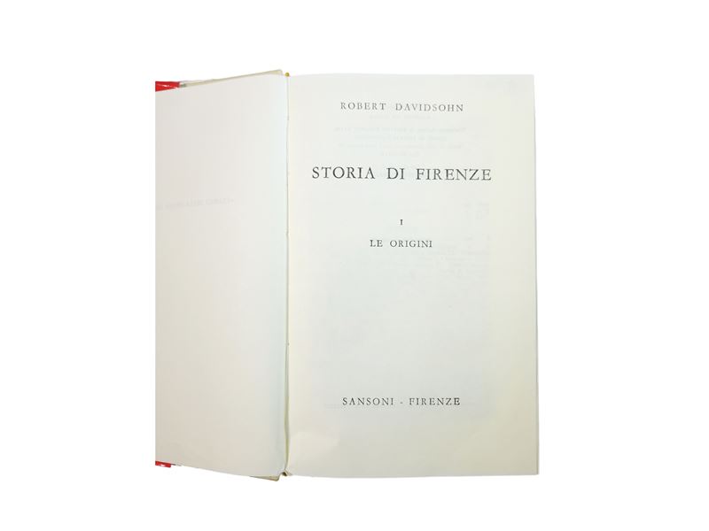 Robert Davidsohn - Storia di Firenze