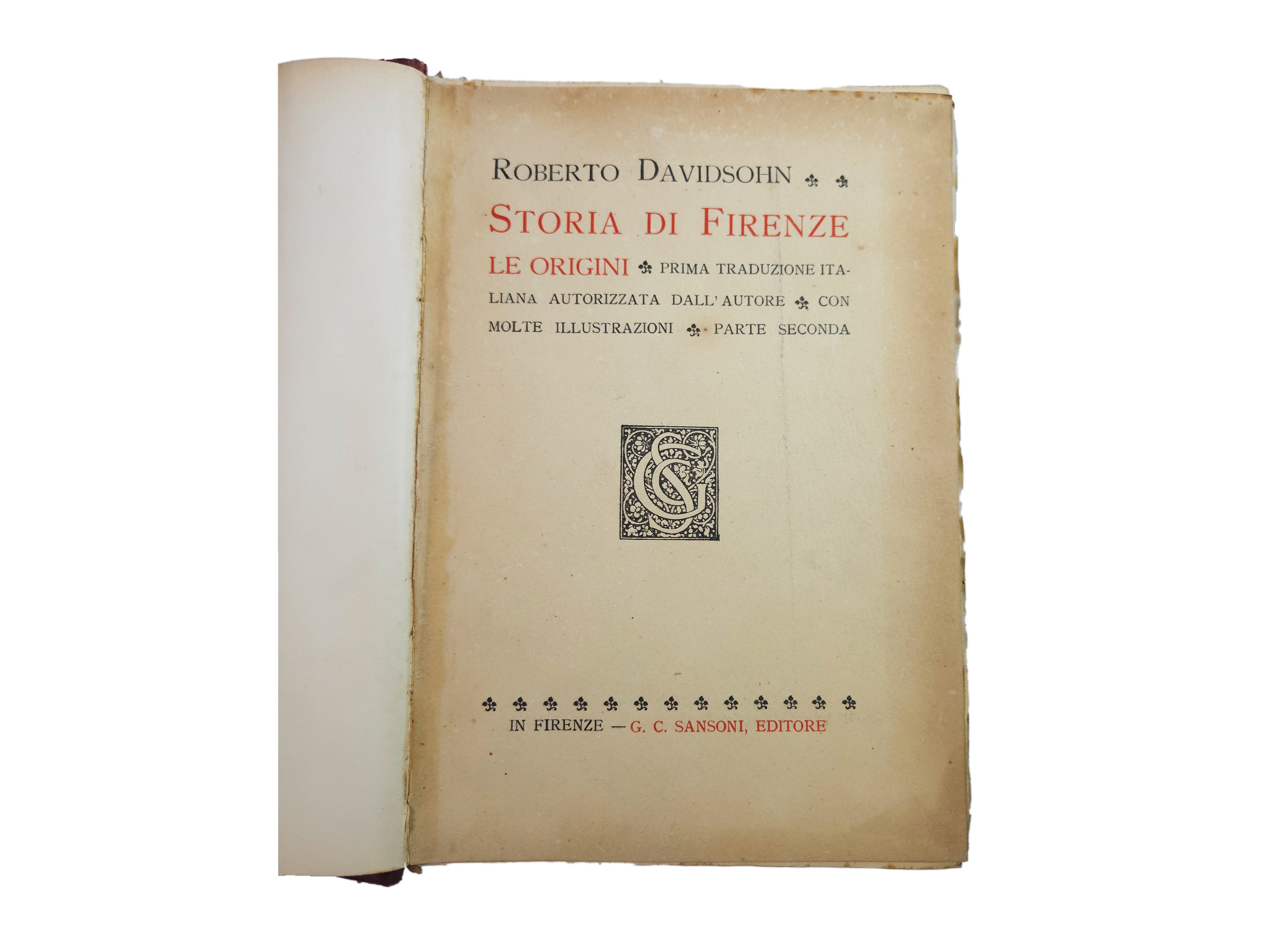 Robert Davidsohn - Storia di Firenze