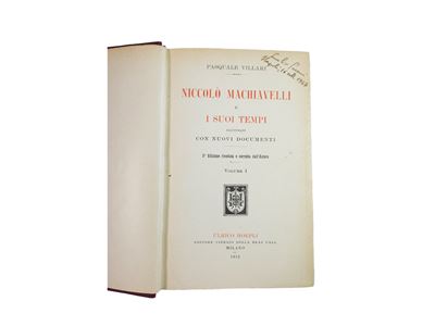 Niccolò Machiavelli e i Suoi Tempi Illustrati con Nuovi Documenti