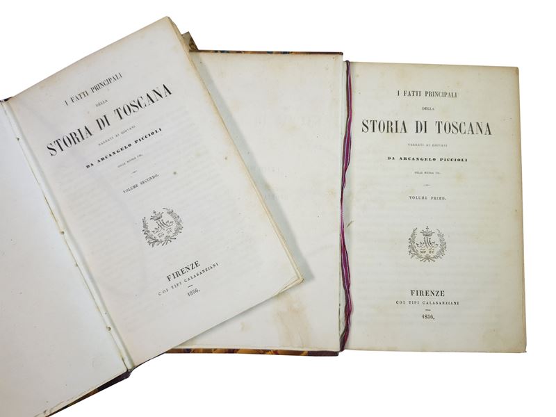 Arcangelo Piccioli - I Fatti Principali della Storia di Toscana Narrati ai Giovani