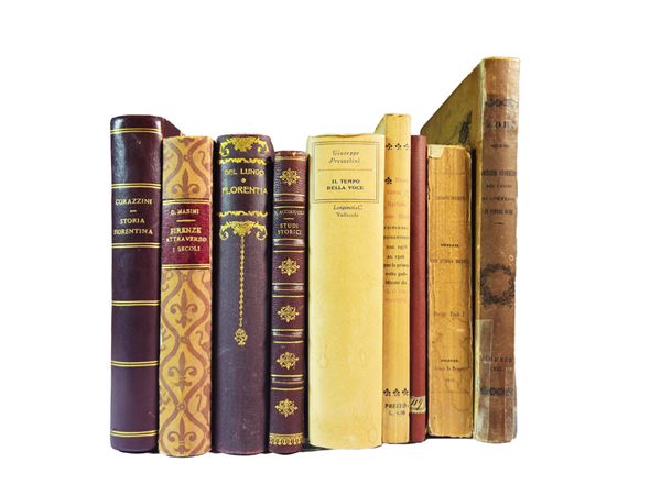 Miscellanea of vintage books on Florence