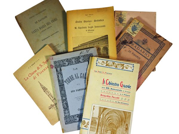 Miscellanea of volumes and period brokerage on Florence and its main monuments