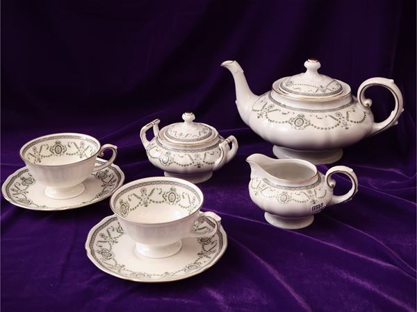 Ivory porcelain tea service