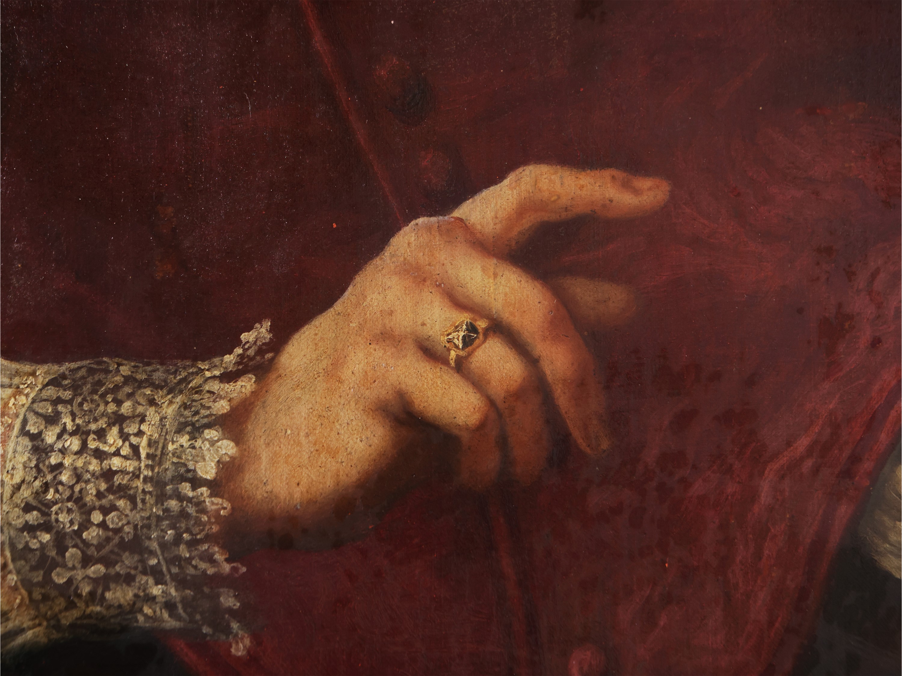 Scuola Toscana del XVII Secolo - Ritratto del Cardinale Tornaquinci, olio su tela