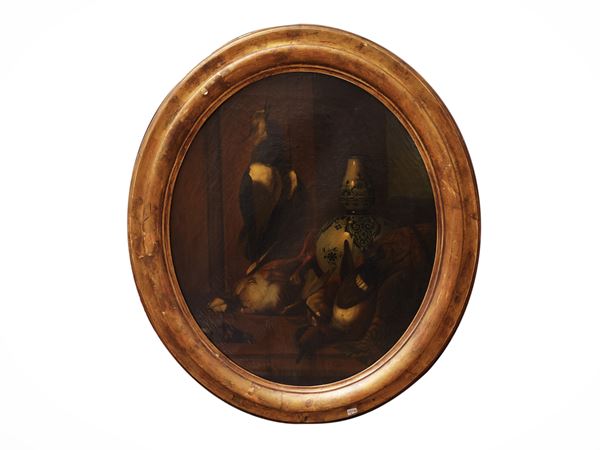 Scuola francese del XVIII/XIX secolo - Dead nature with game