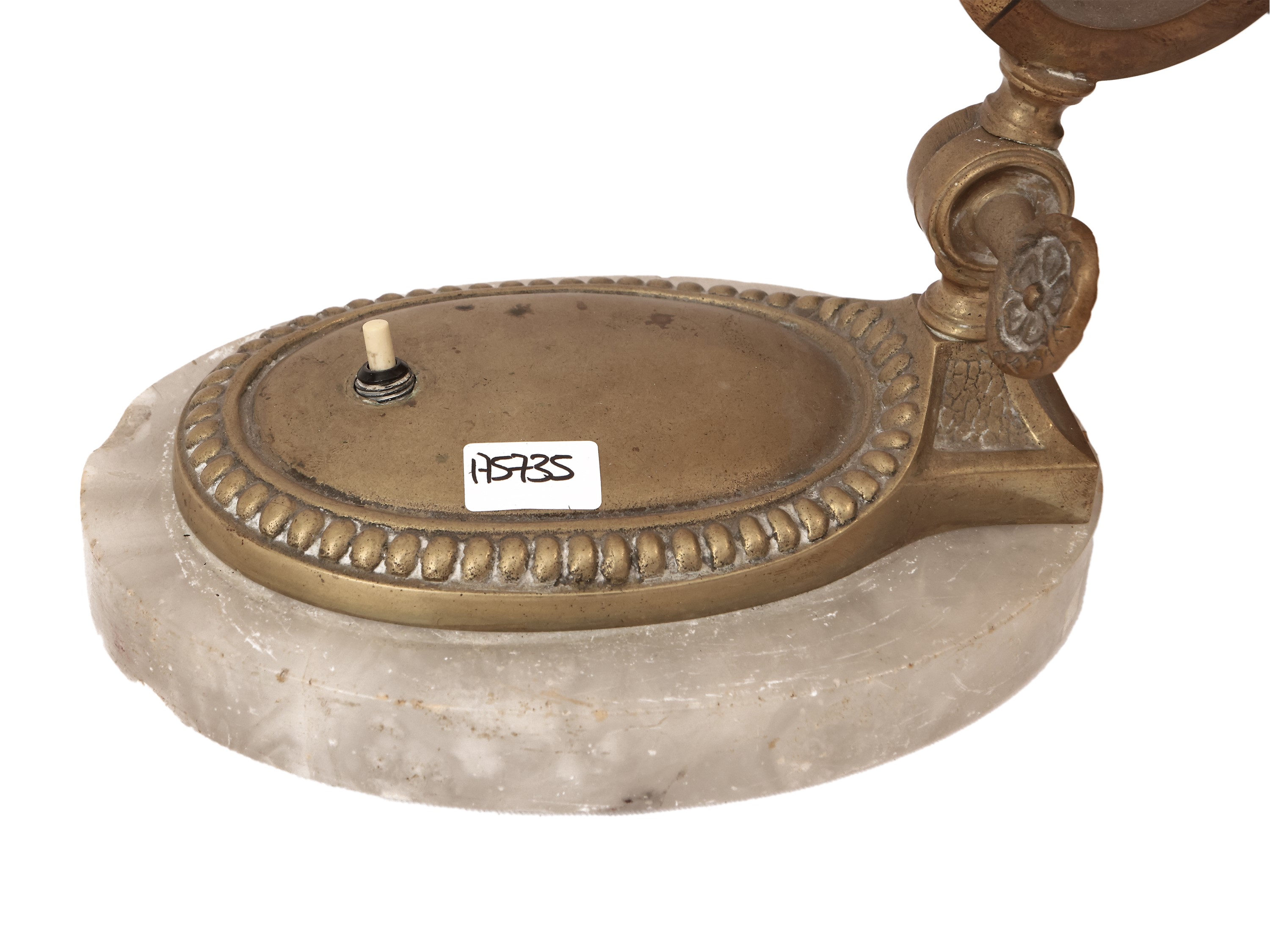 Lume da Scrivania in Ottone di Gusto Art Deco