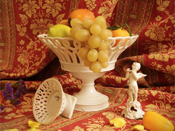 Tre accessori per la casa in porcellana