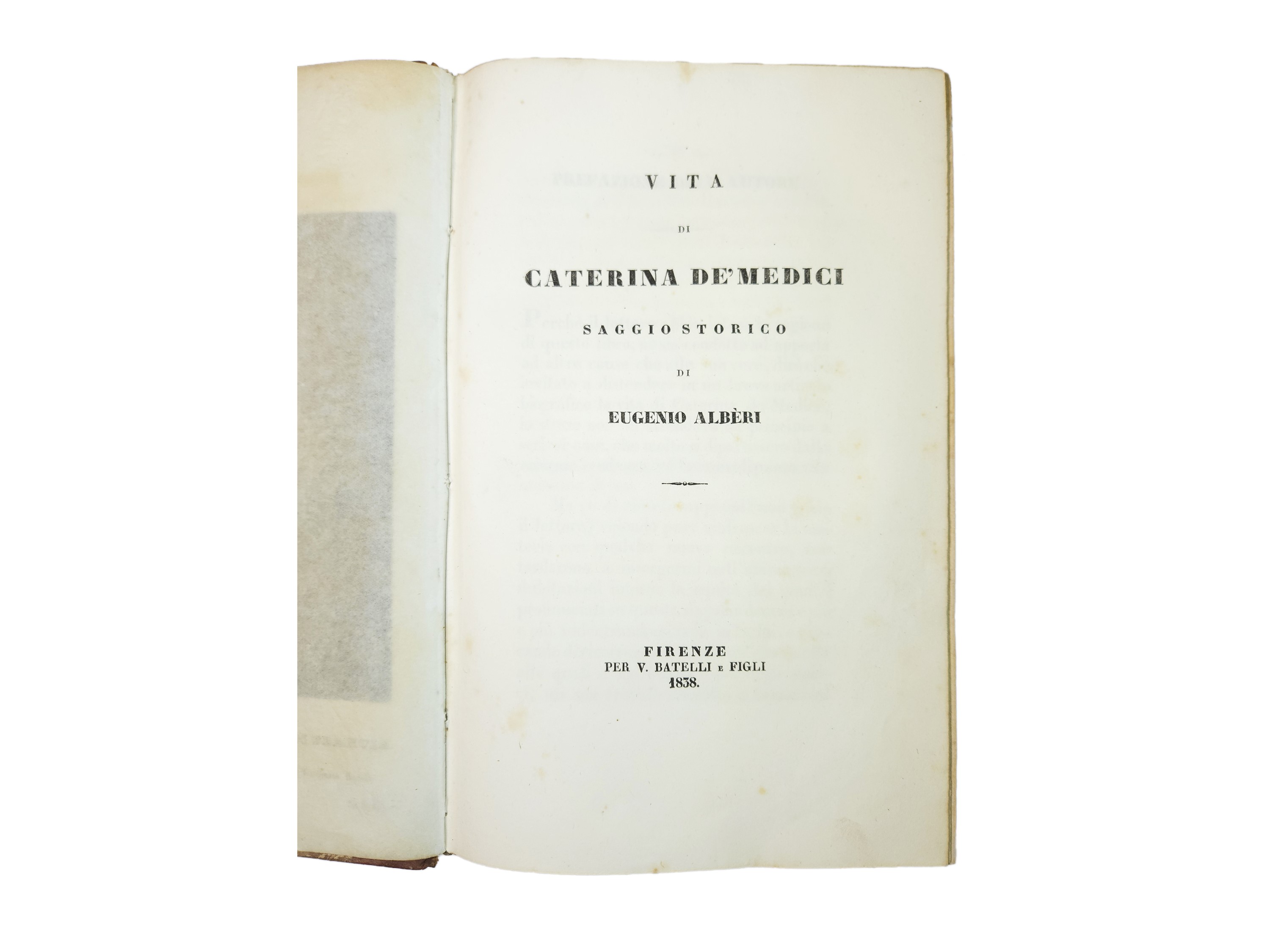 Vita Caterina De' Medici. Saggio Storico di Eugenio Albèri