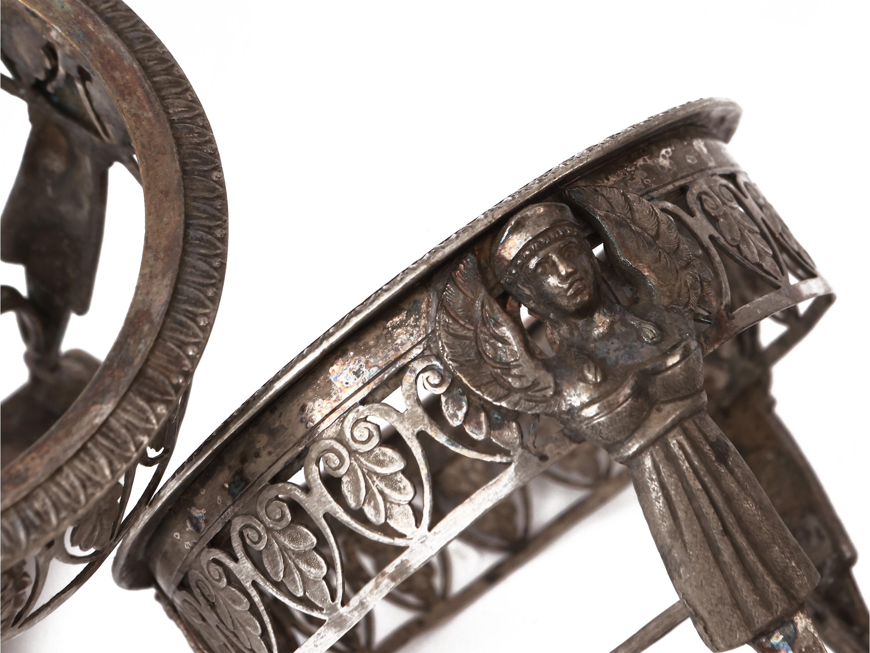 Coppia di saliere in argento