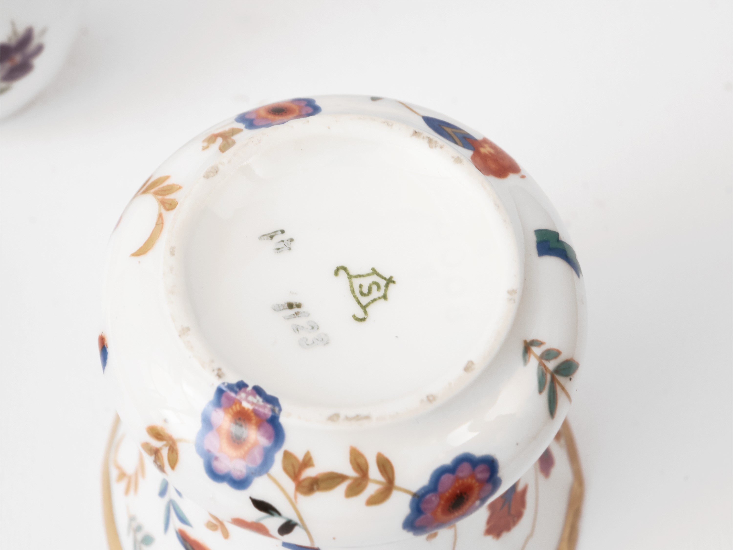 Sette tazzine da collezione in porcellana, anche Ginori