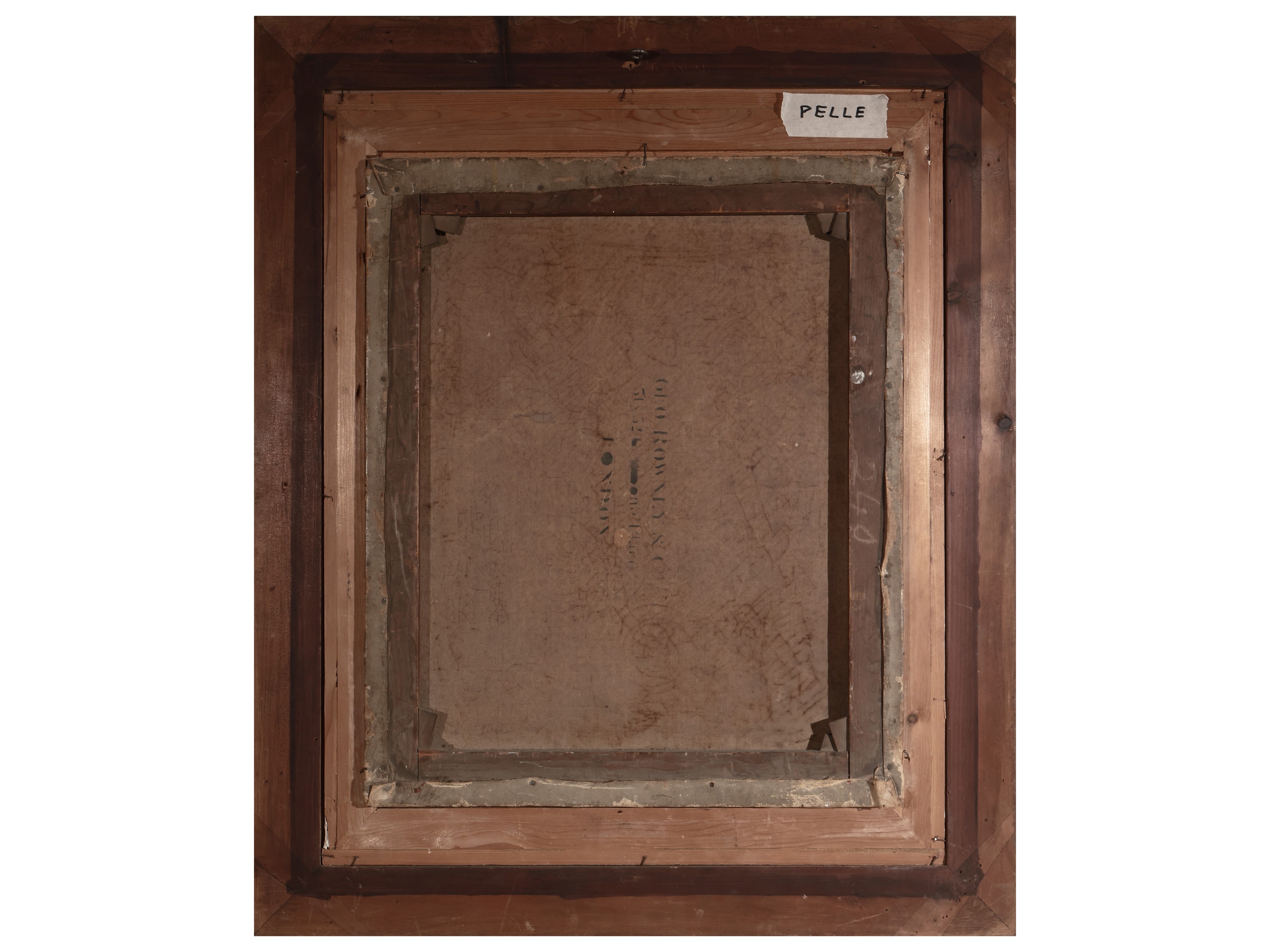 Paesaggio montano con figure