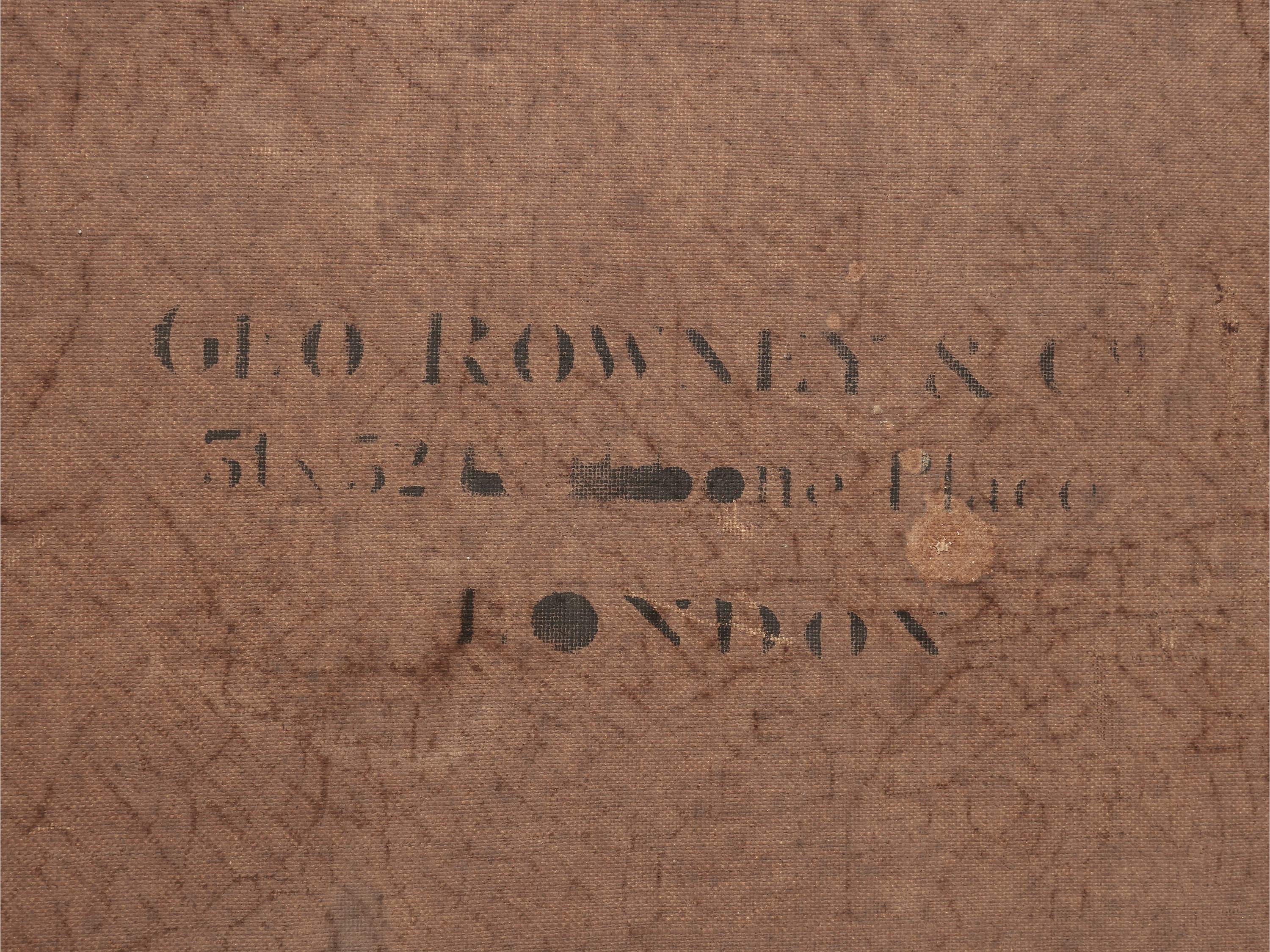 Paesaggio montano con figure