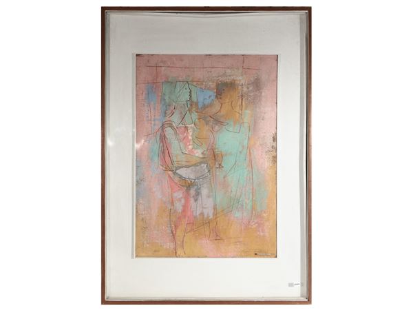 Eugenio Pardini - Maternità che s'incontrano 1964