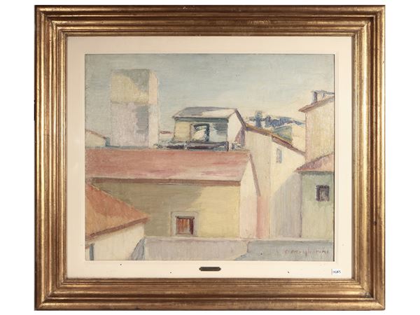Dino Migliorini - Riflessi sui tetti