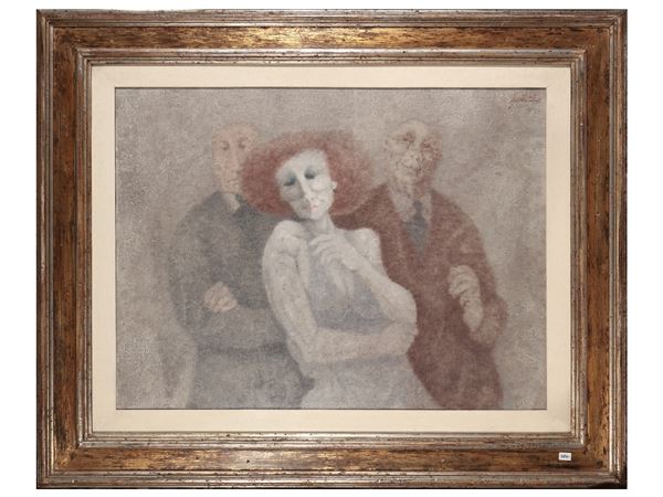 Remo Squillantini : Personaggi  - Asta Arte Moderna e Contemporanea - Maison Bibelot - Casa d'Aste Firenze - Milano