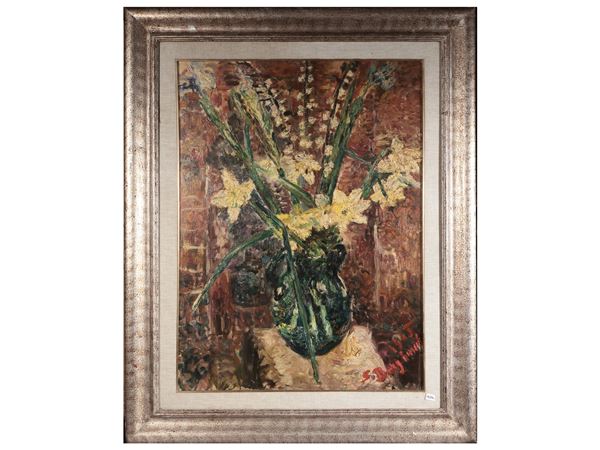 Guido Borgianni - Vaso di fiori 1965