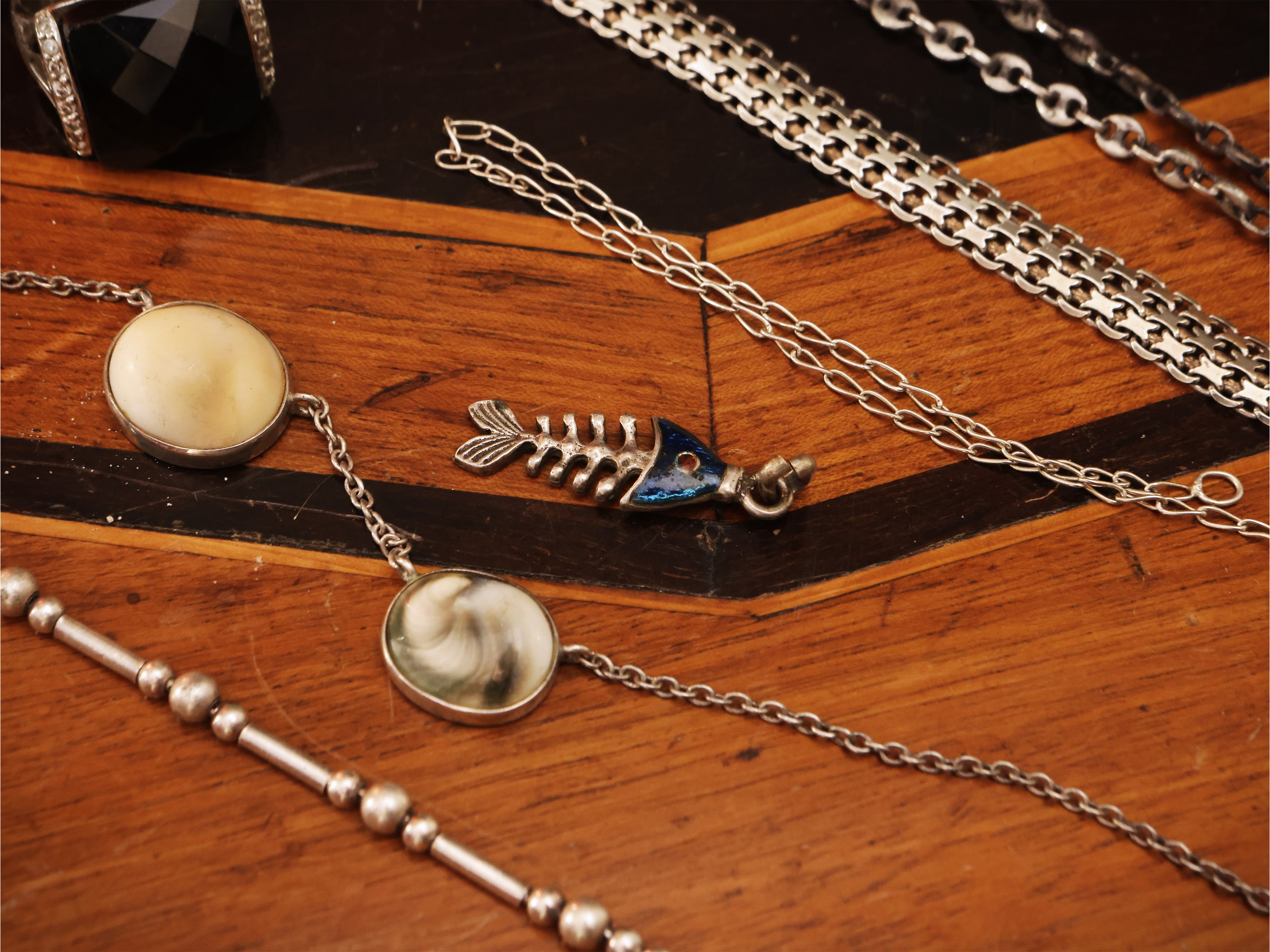 Lotto di bijoux in argento