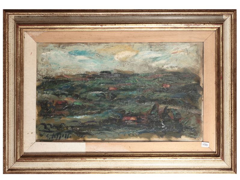 Emanuele Cappello - Paesaggio 1960