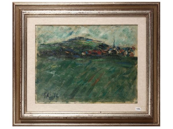 Emanuele Cappello - Paesaggio 1960