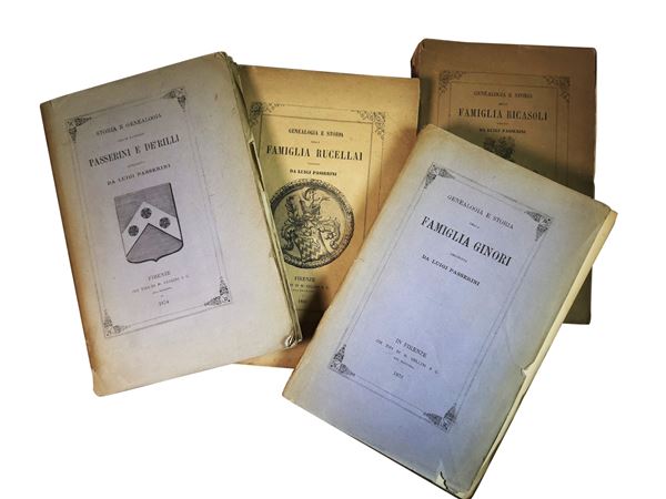 Luigi Passerini - Genealogia e storia delle famiglie: Rucellai, Ricasoli, Ginori, Passerini e De' Rilli