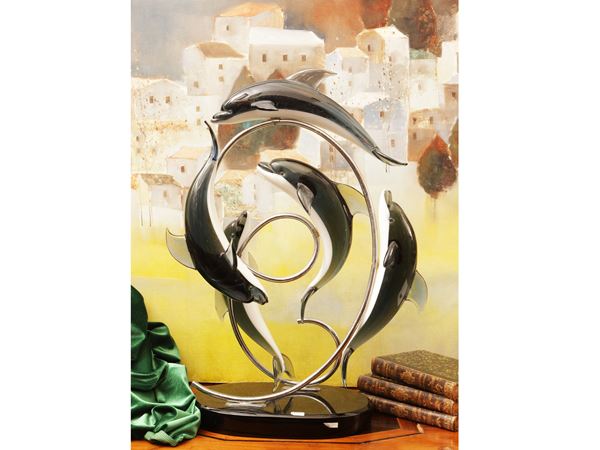 Large Murano glass group