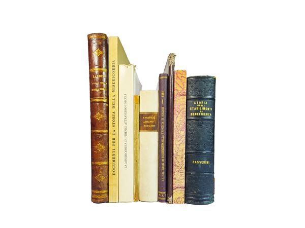 Miscellanea of vintage books on Florence and Tuscany
