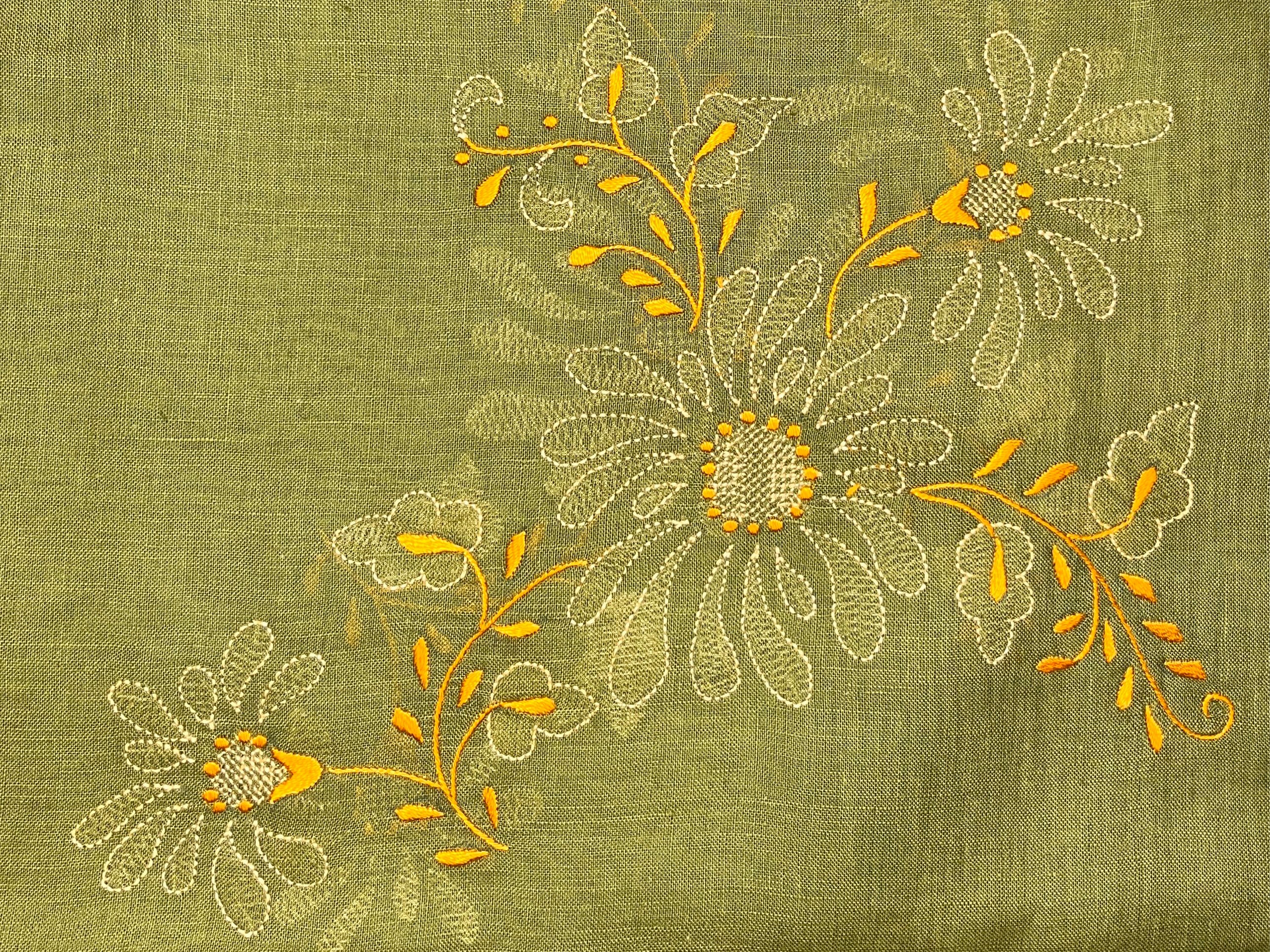 Tovaglia in Bisso di Lino Verde