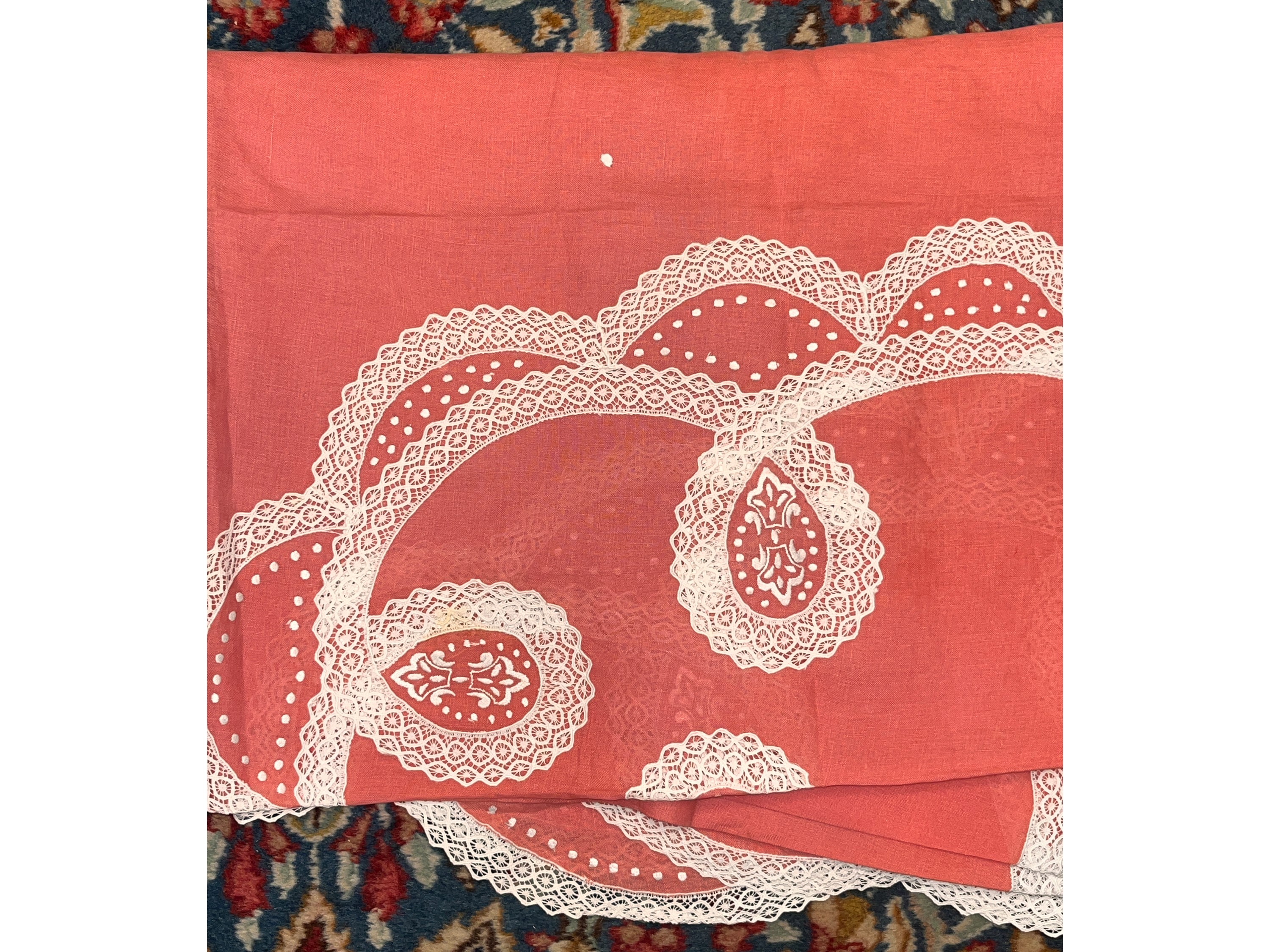 Tovaglia in Lino Fine Color Rosa