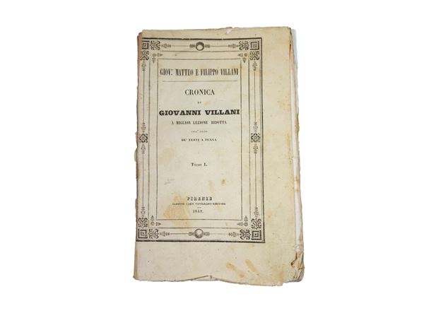 Giovanni Villani - Cronica di Giovanni Villani a miglior lezione ridotta