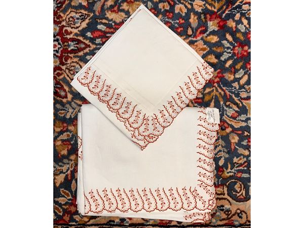 Ivory linen sheet