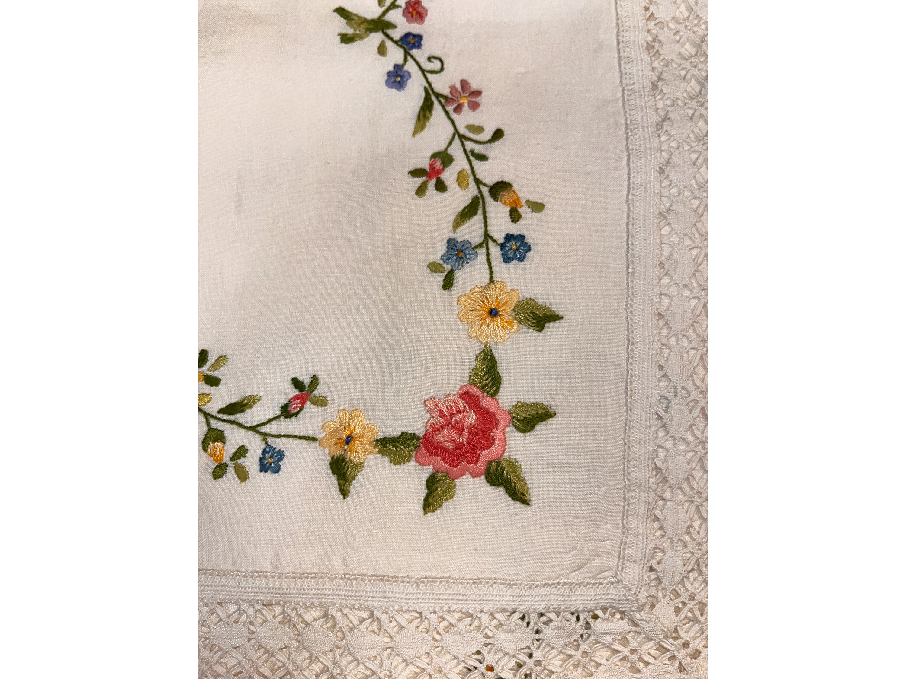 Lenzuolo Matrimoniale in Lino Bianco