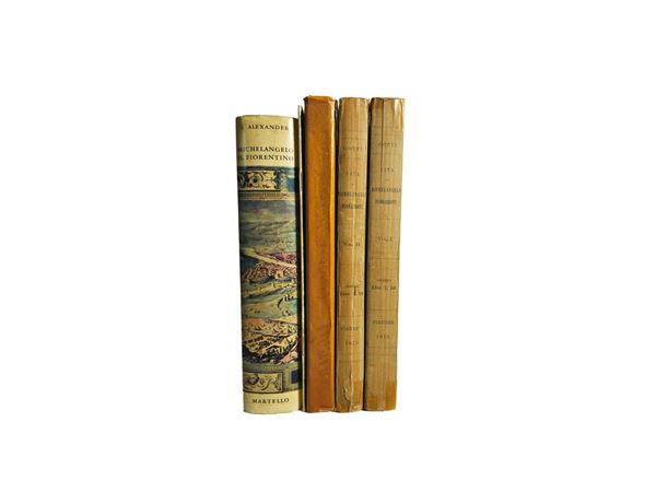 Lot of books dedicated to Michelangelo