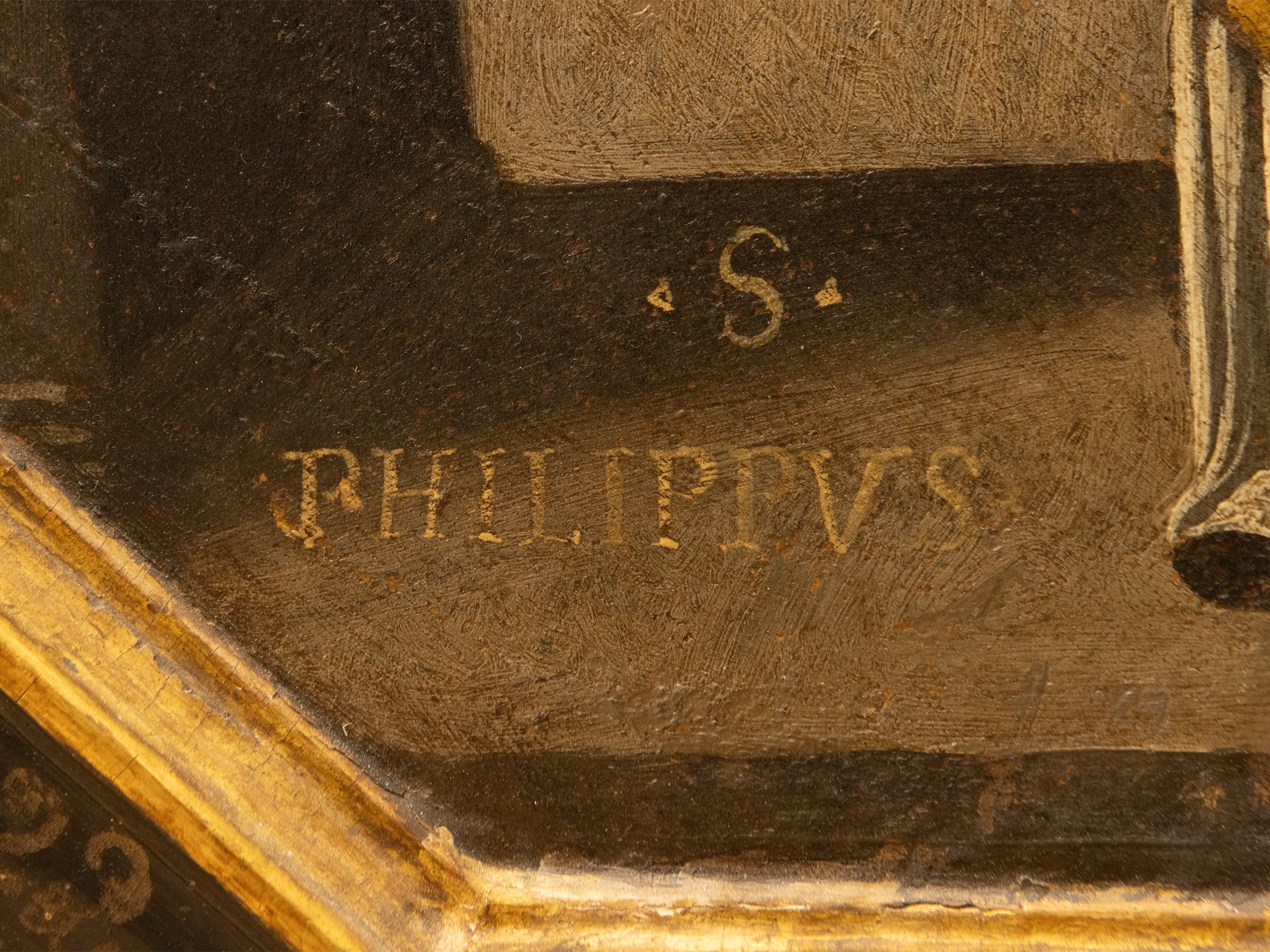 San Filippo Neri all'interno di una chiesa