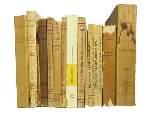 Miscellanea of vintage books on Florence and Tuscany