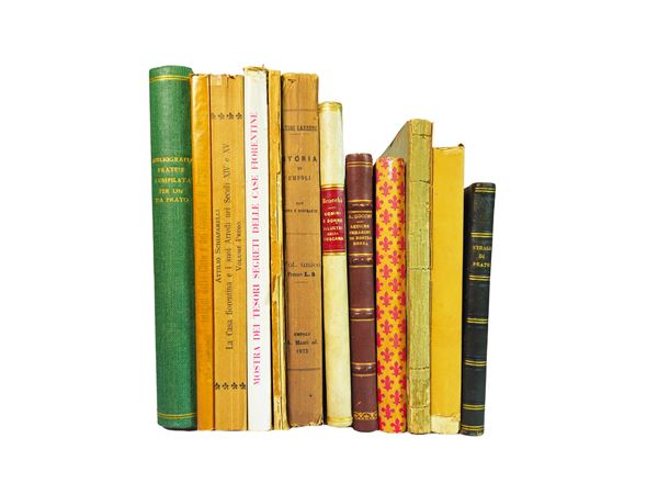 Miscellanea of vintage books on Florence and Tuscany