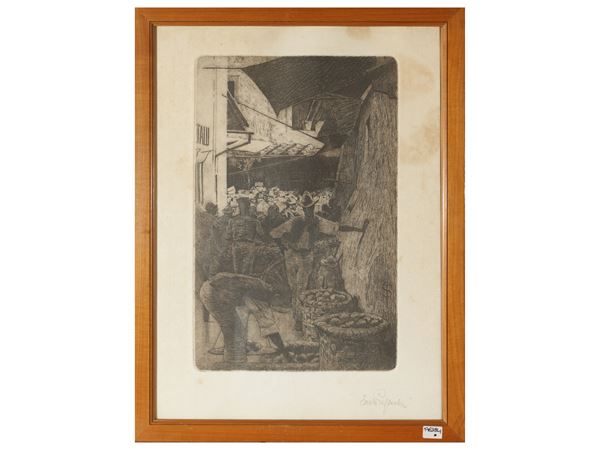 Telemaco Signorini - Market glimpse