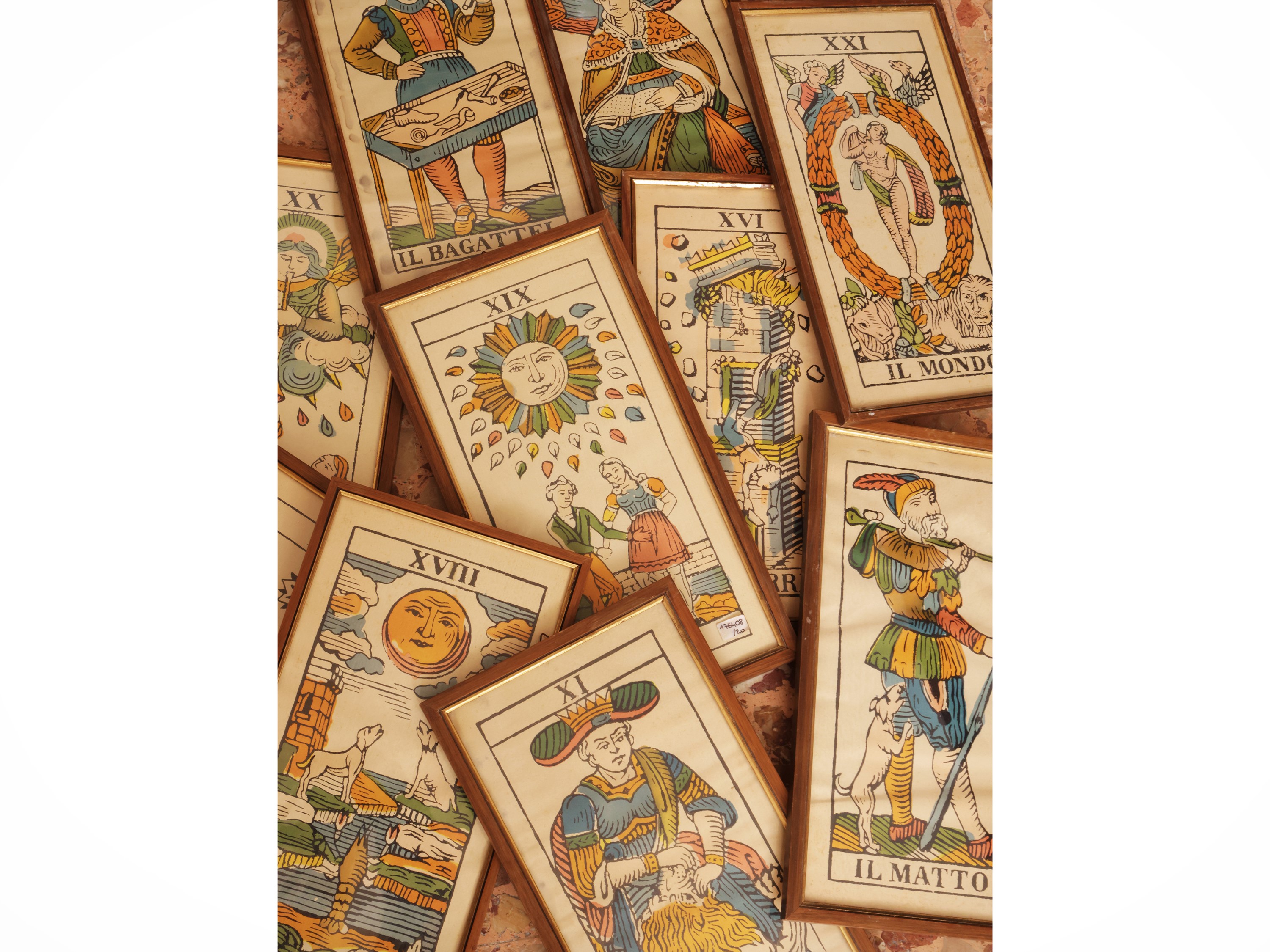 Tarocchi, serie di venti stampe policrome